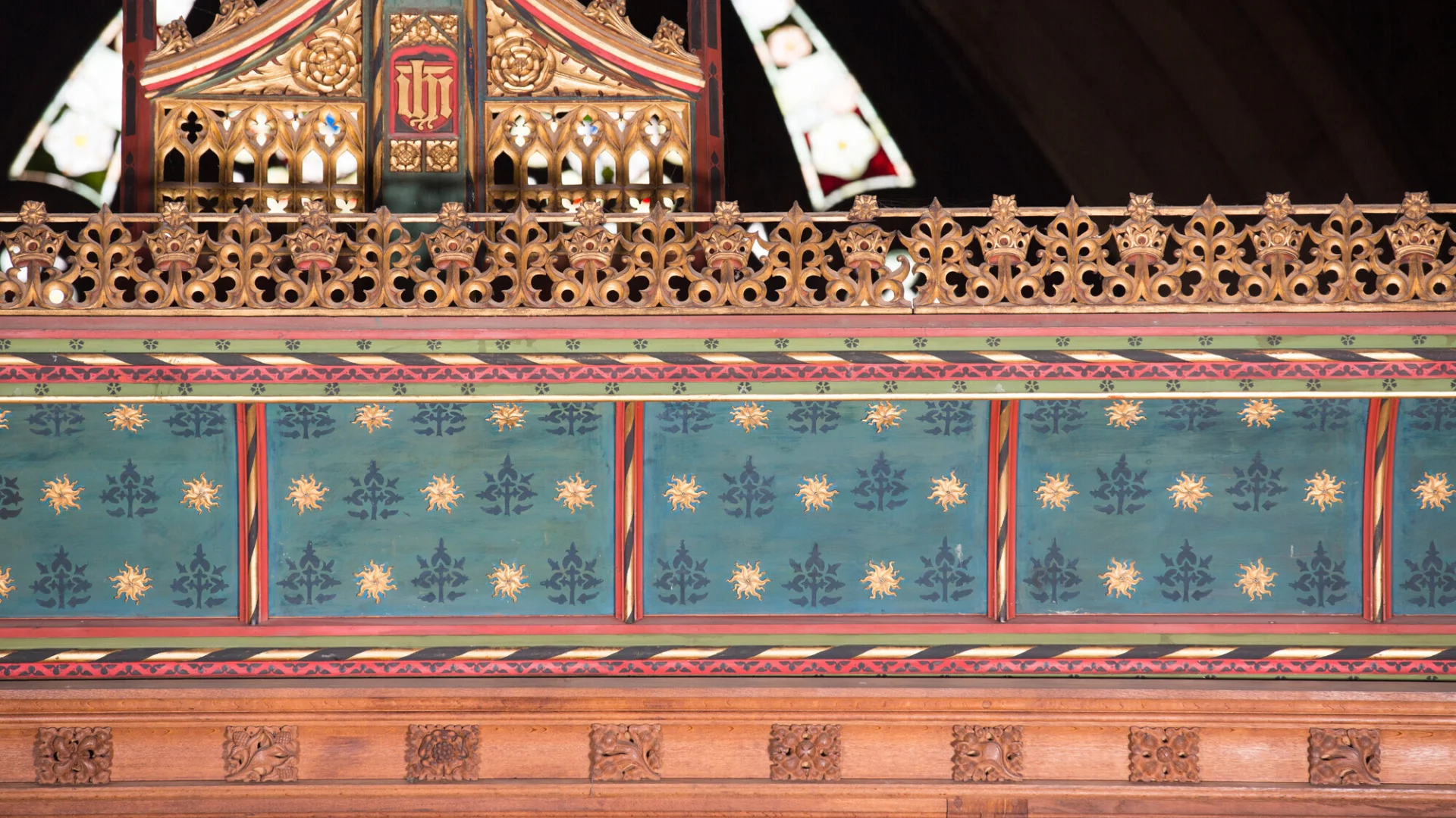 vibrant wall art - featuring turquoise, orange and reds