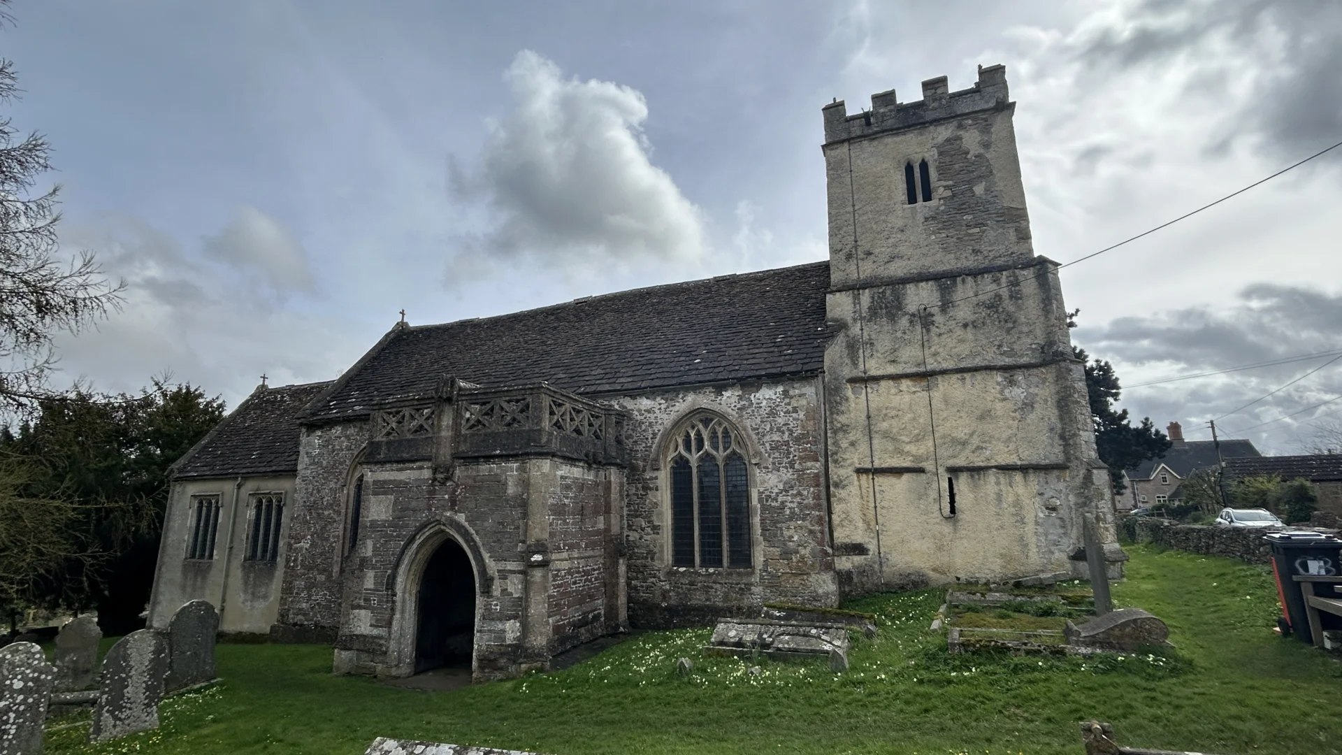 Exterior of St James Church Charfield