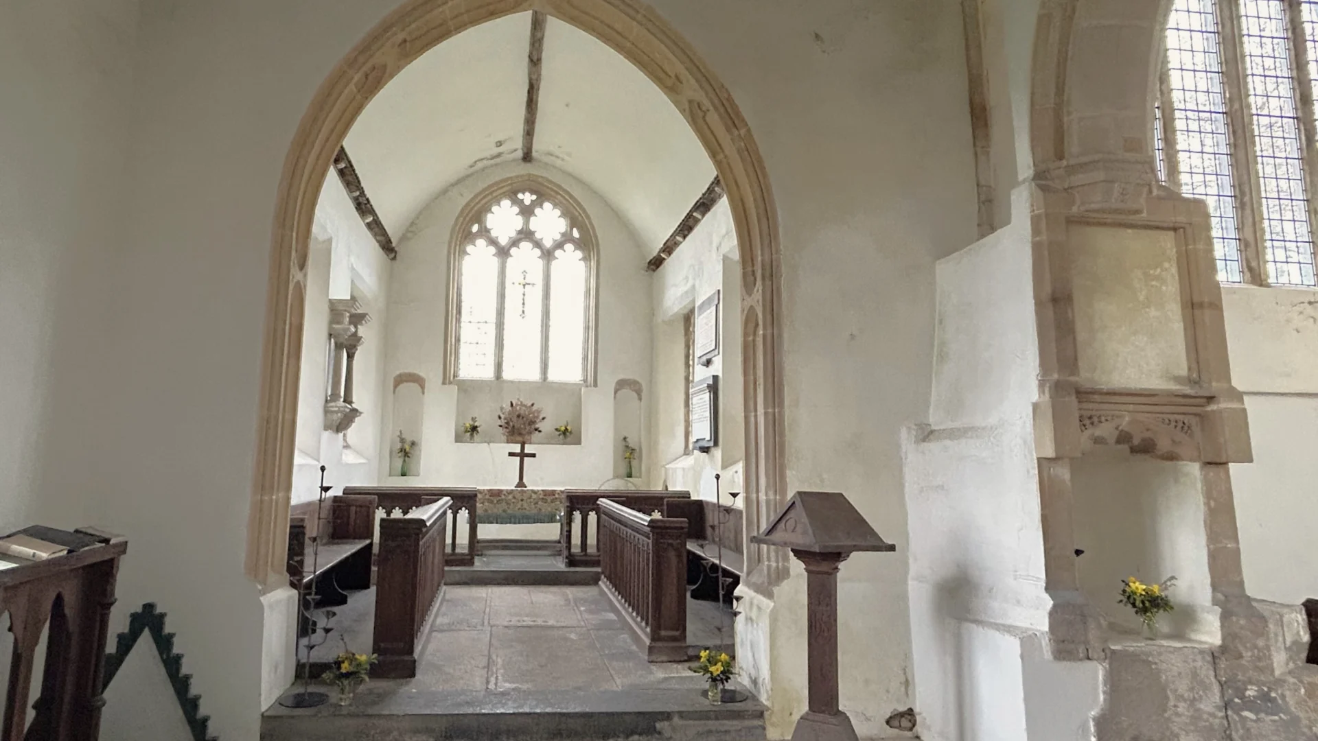Chancel Arch and Chancel at St James' Church Charfield