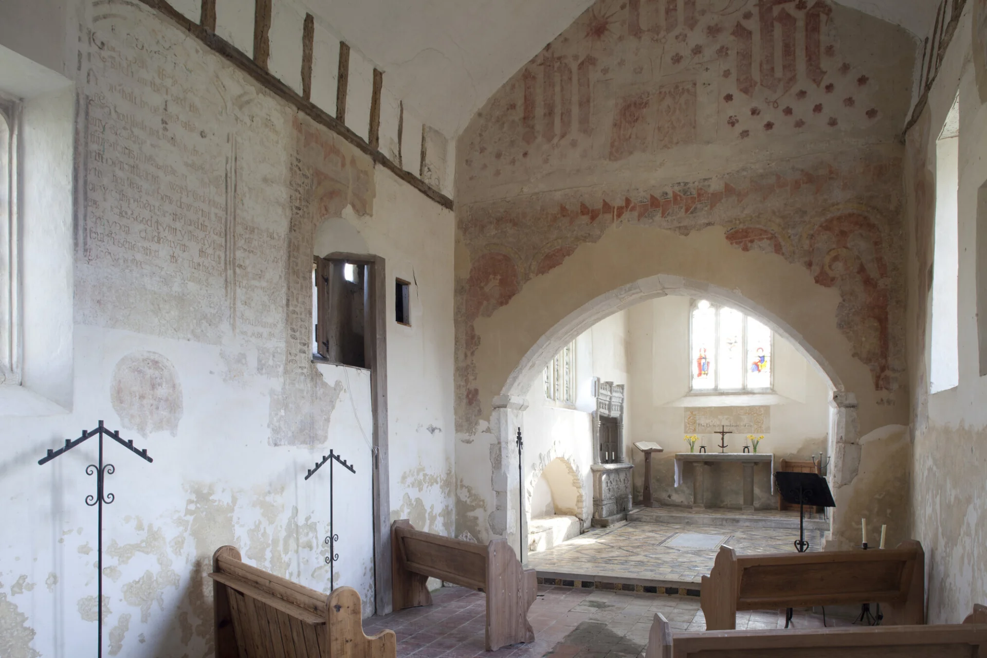 Wallpaintings at St Thomas' Church, East Shefford.