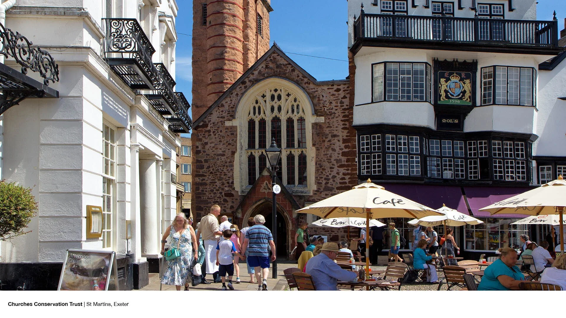 View of St Martin's Church from the square