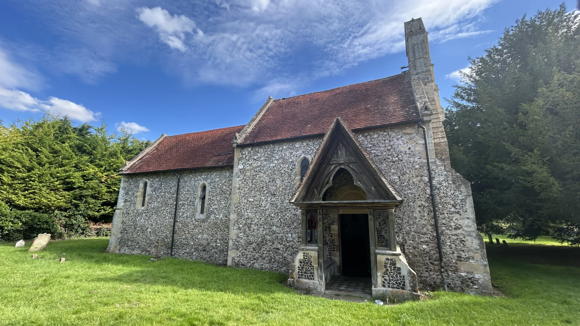 Exterior of St Mary's Church at Newnham Murren
