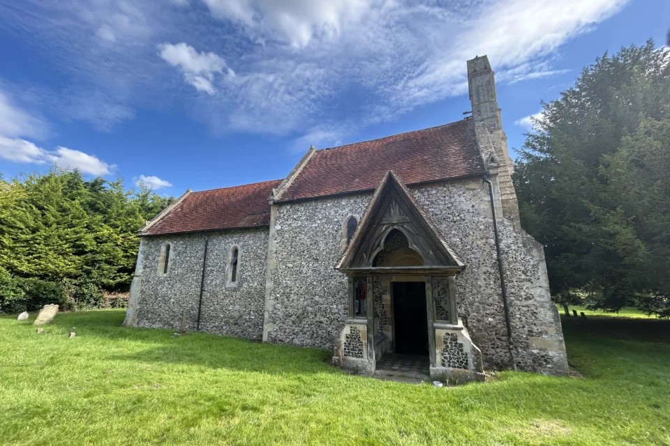 Exterior of St Mary's Church at Newnham Murren