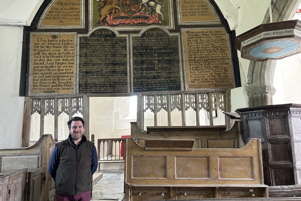 Tim Godden at St Petrocks Church Parracombe