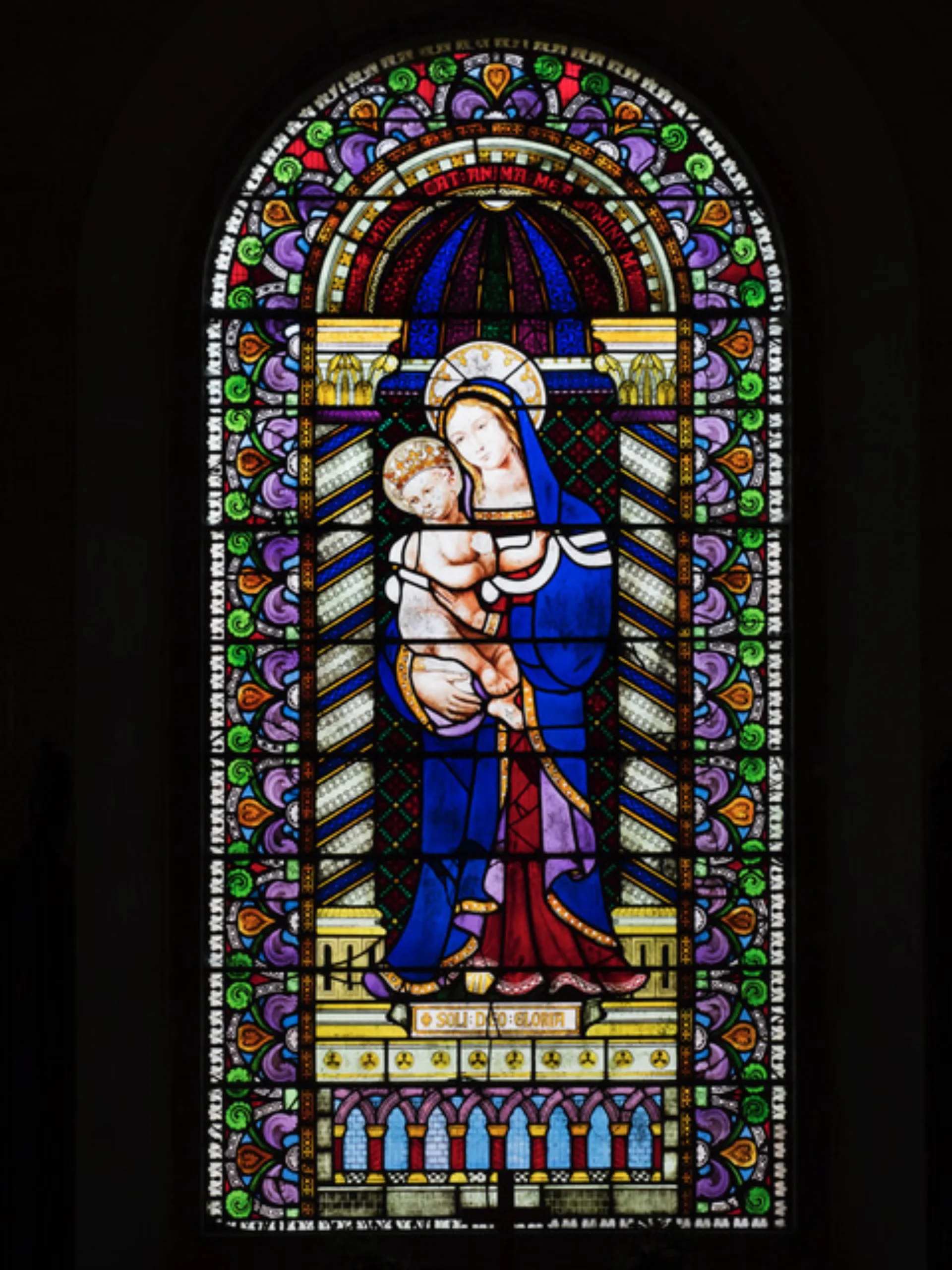 St Mary, Roecliffe - Virgin and Child Window