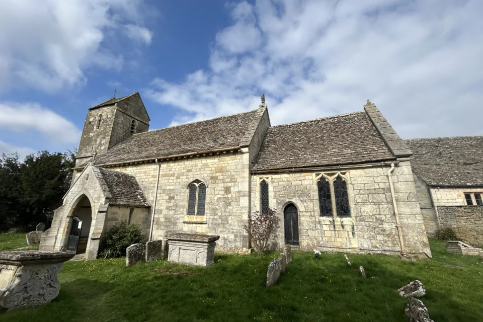 Exterior image of St Swithun's Brookthorpe