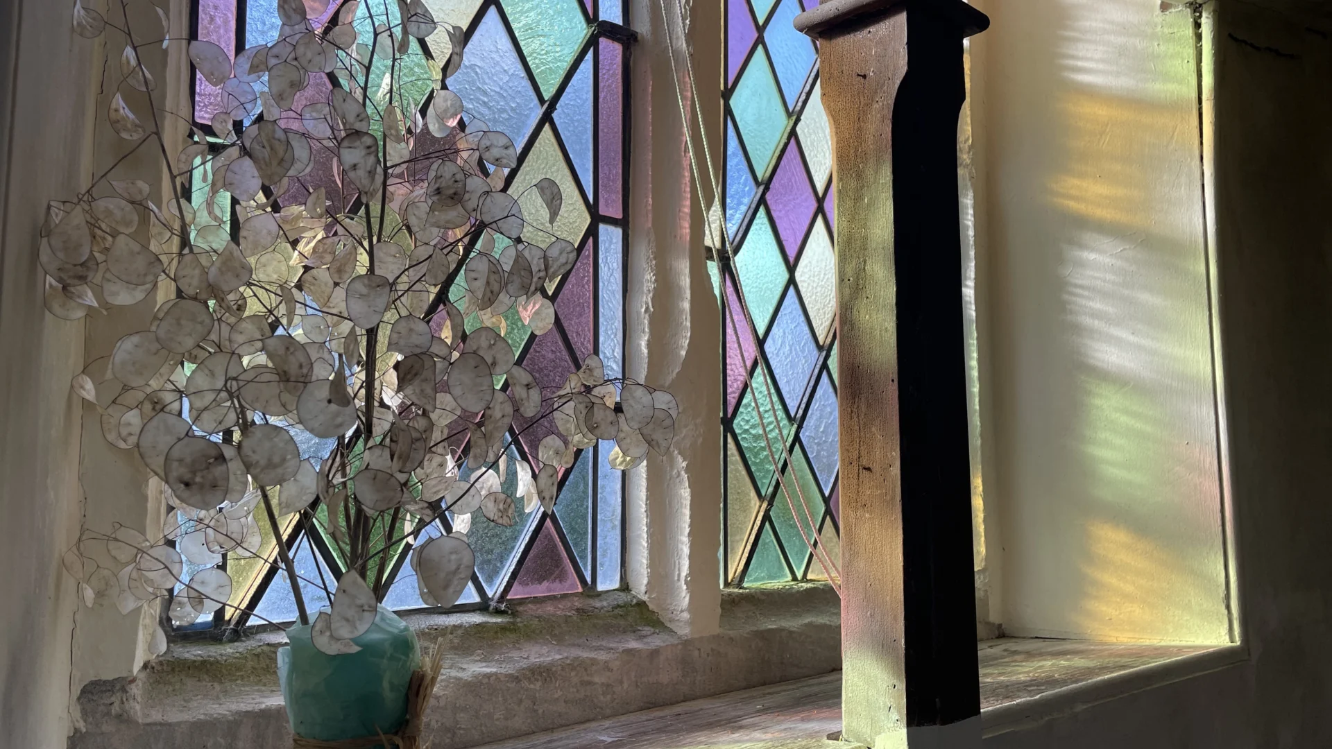 Sutton Mallet Church light through windows