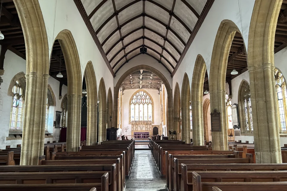 Interior of All Saint's Church, Langport