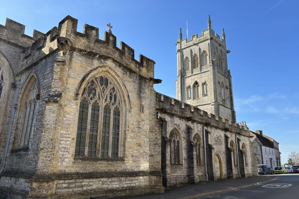 Exterior of All Saints' Church, Langport