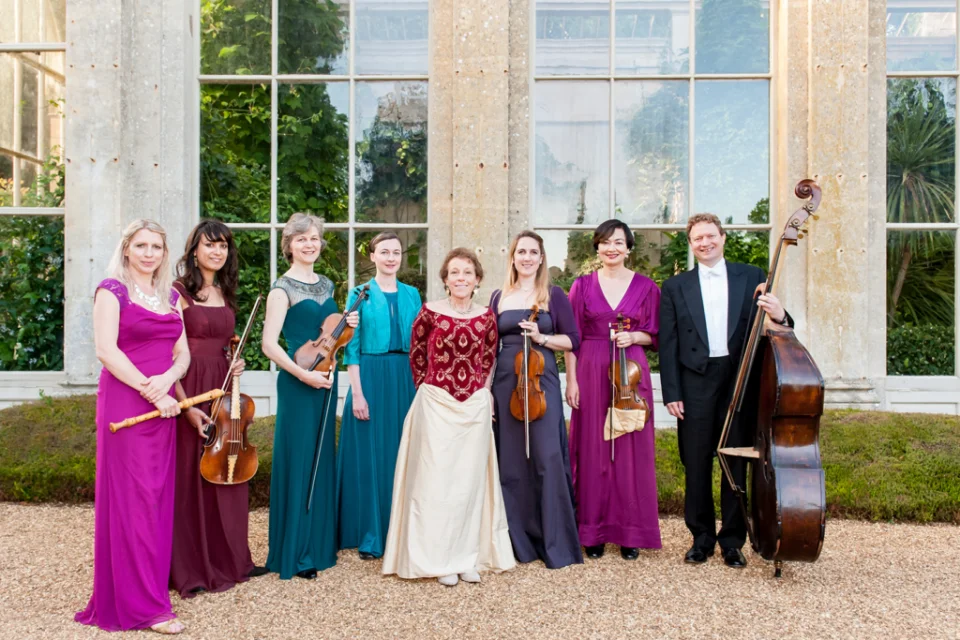 Classical musicians in evening dress