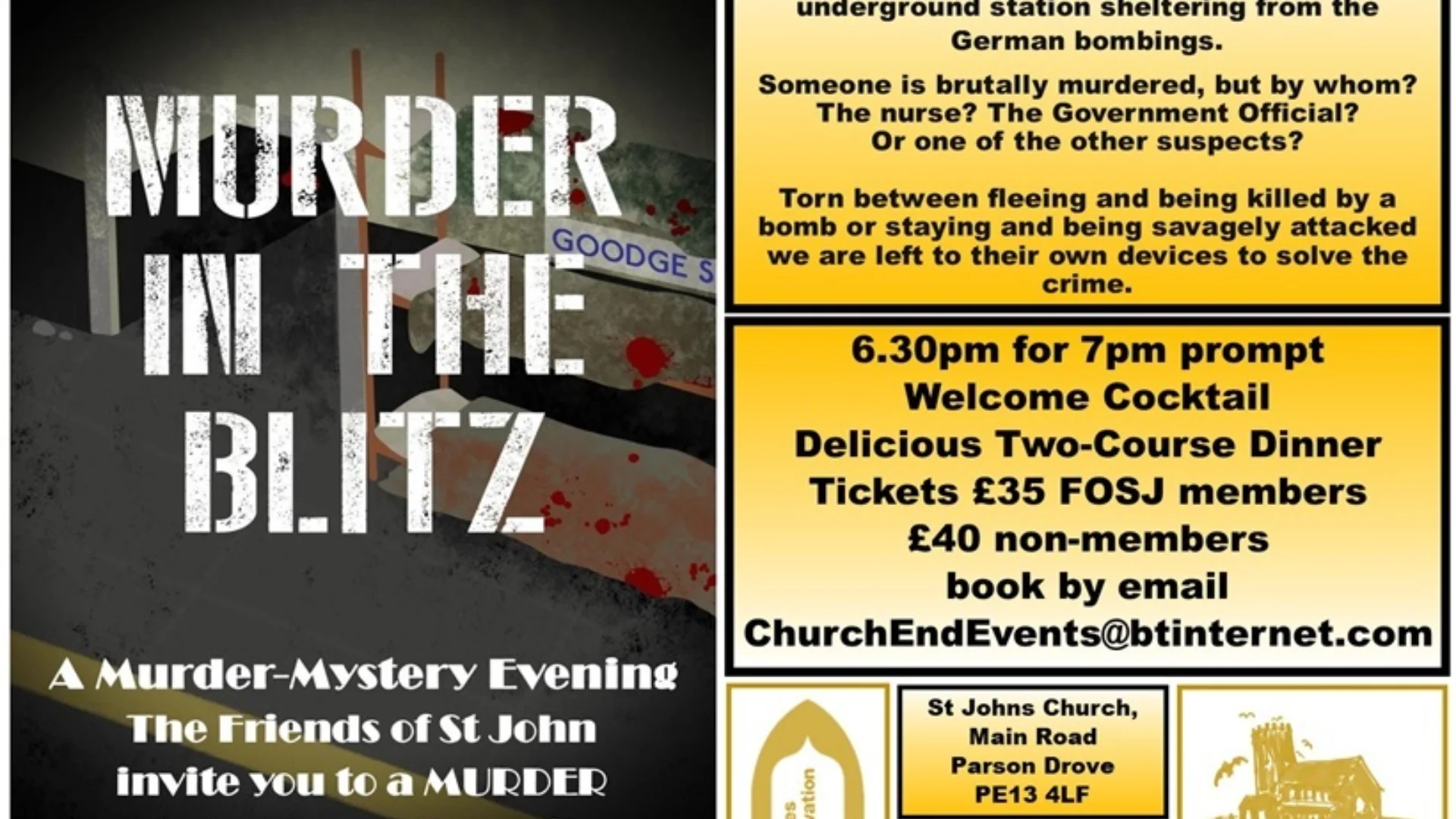 drawing of bunk beds in the underground tube during the blitz.  Text - Murder in the Blitz