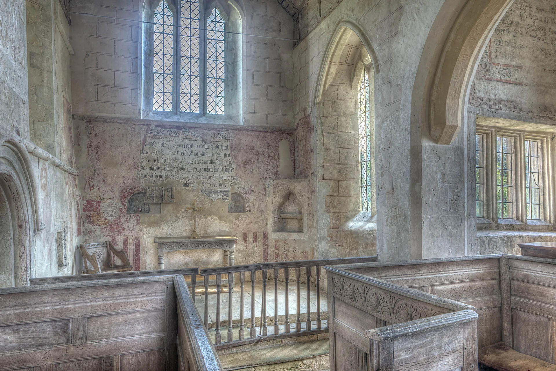 Interior of St John the Baptist's Church, Inglesham
