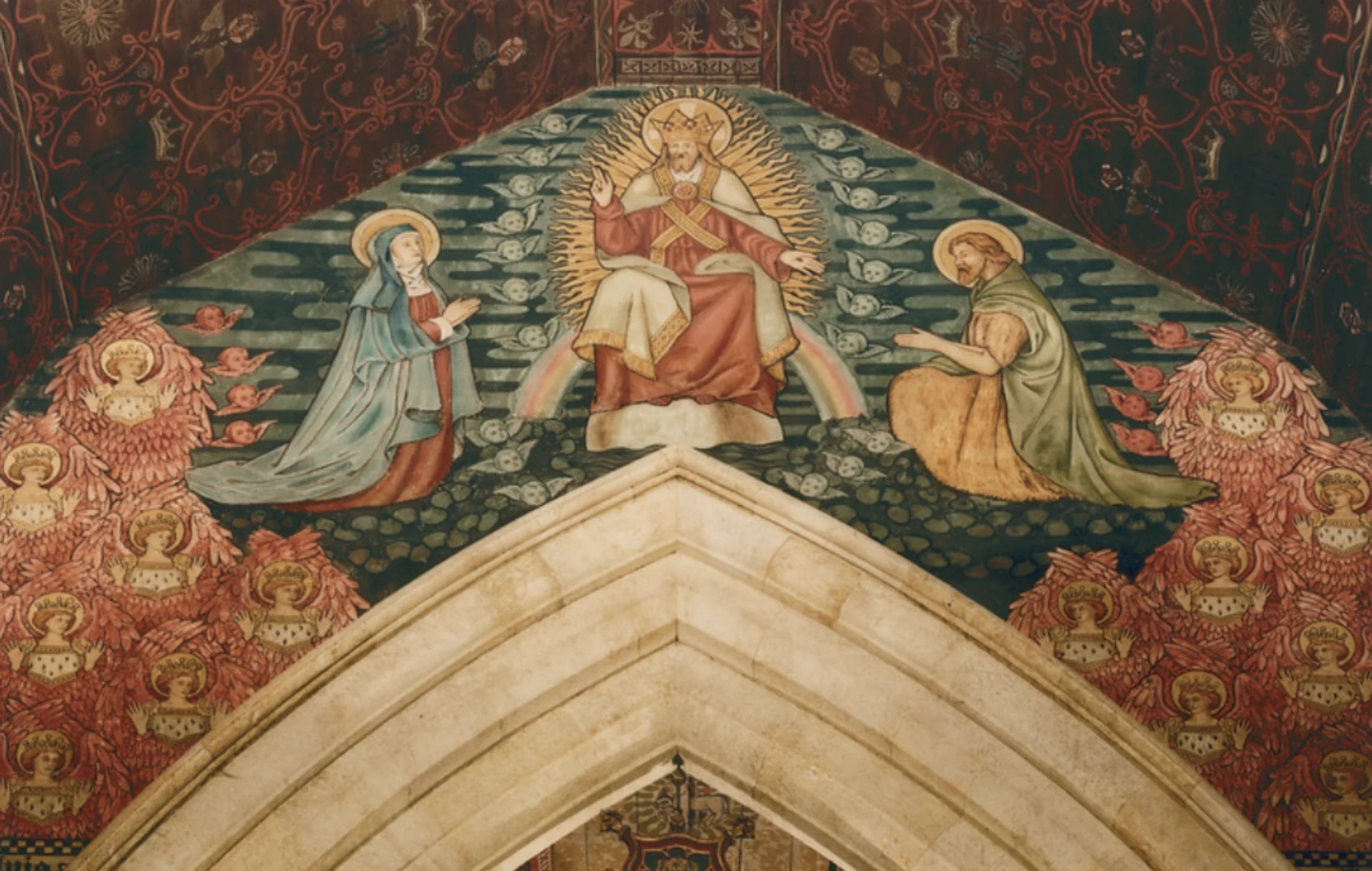 Wallpaintings at All Saints' Church, Cambridge