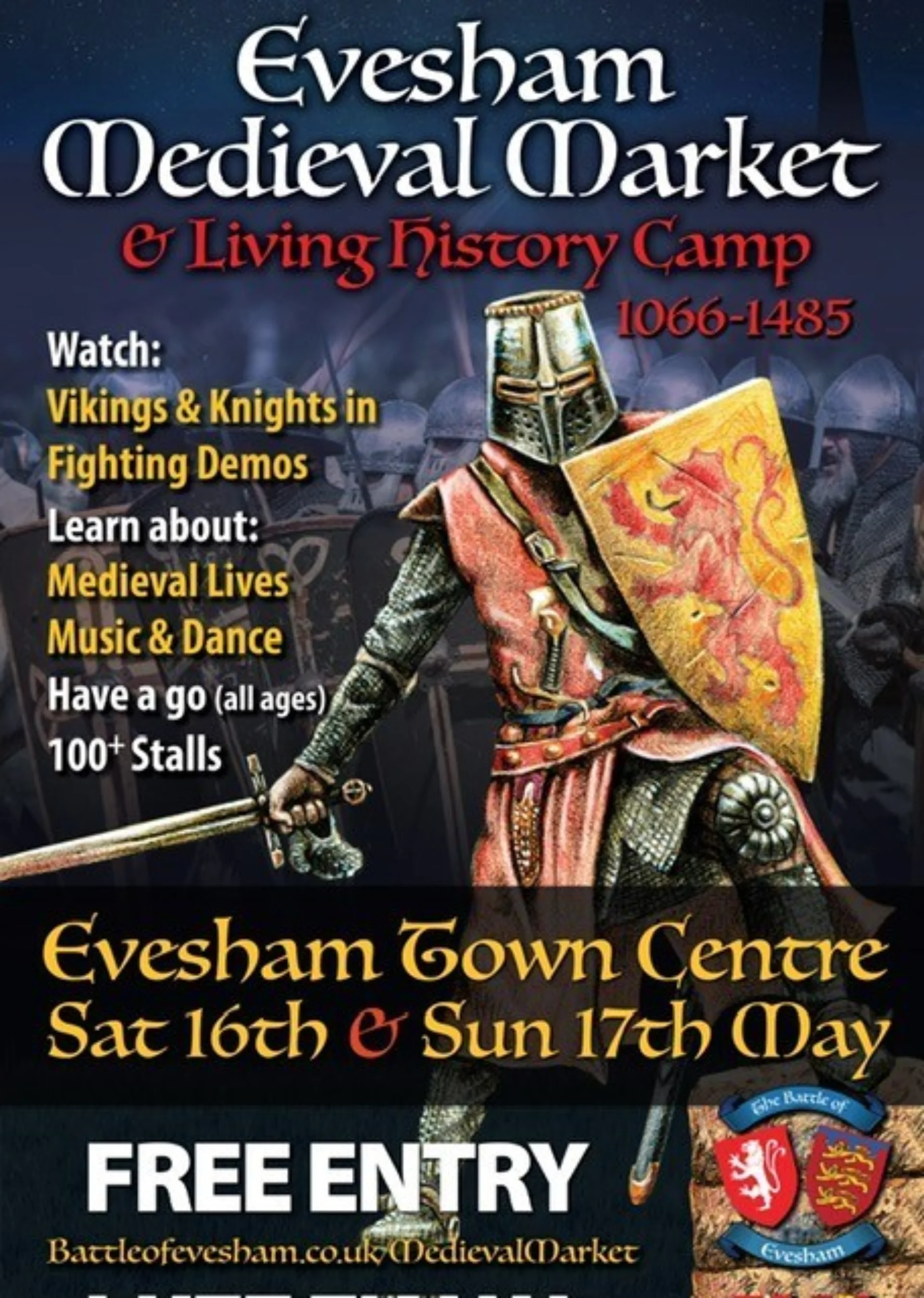 Evesham Medieval Market Poster