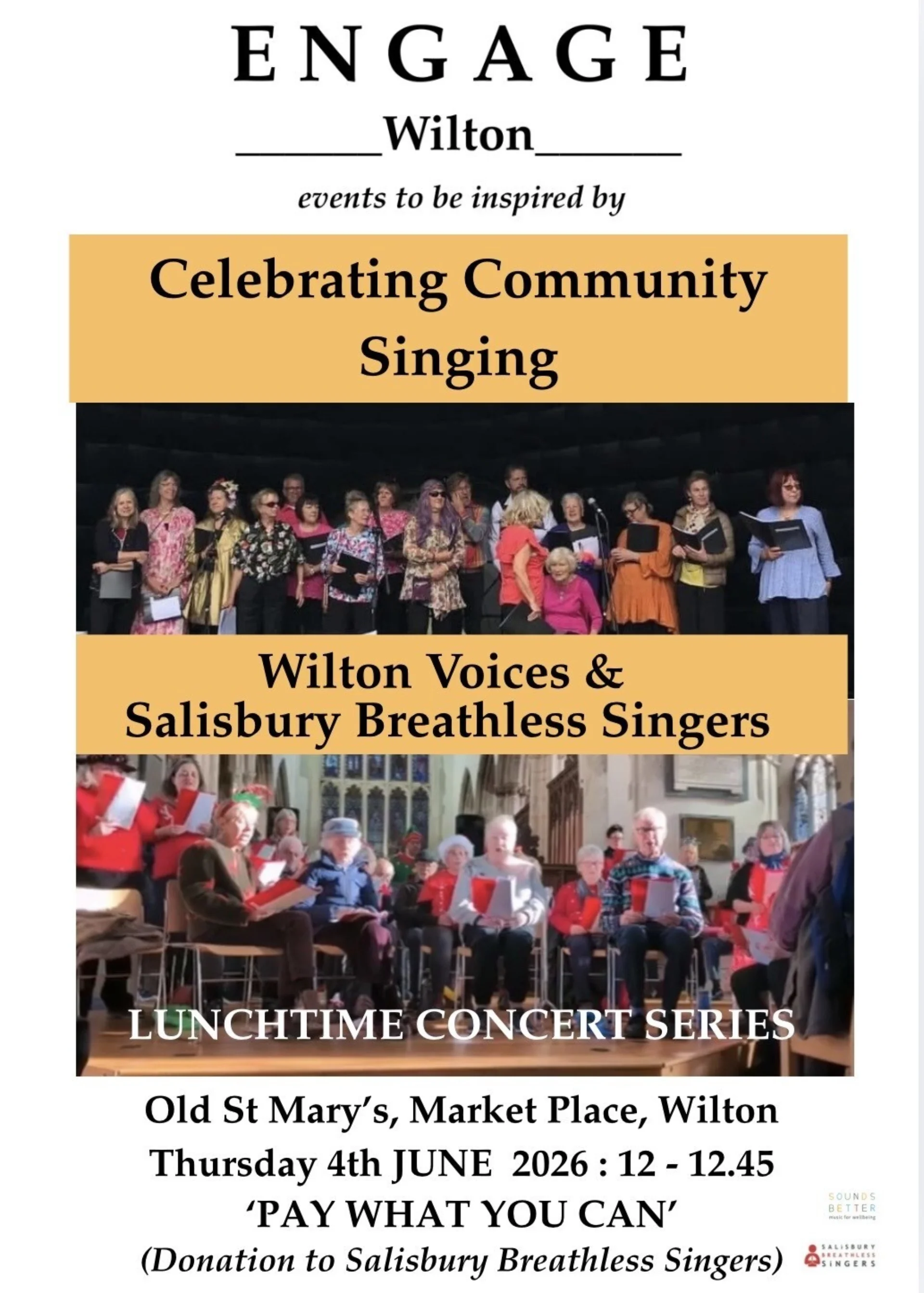 Celebrating Community Singing Poster