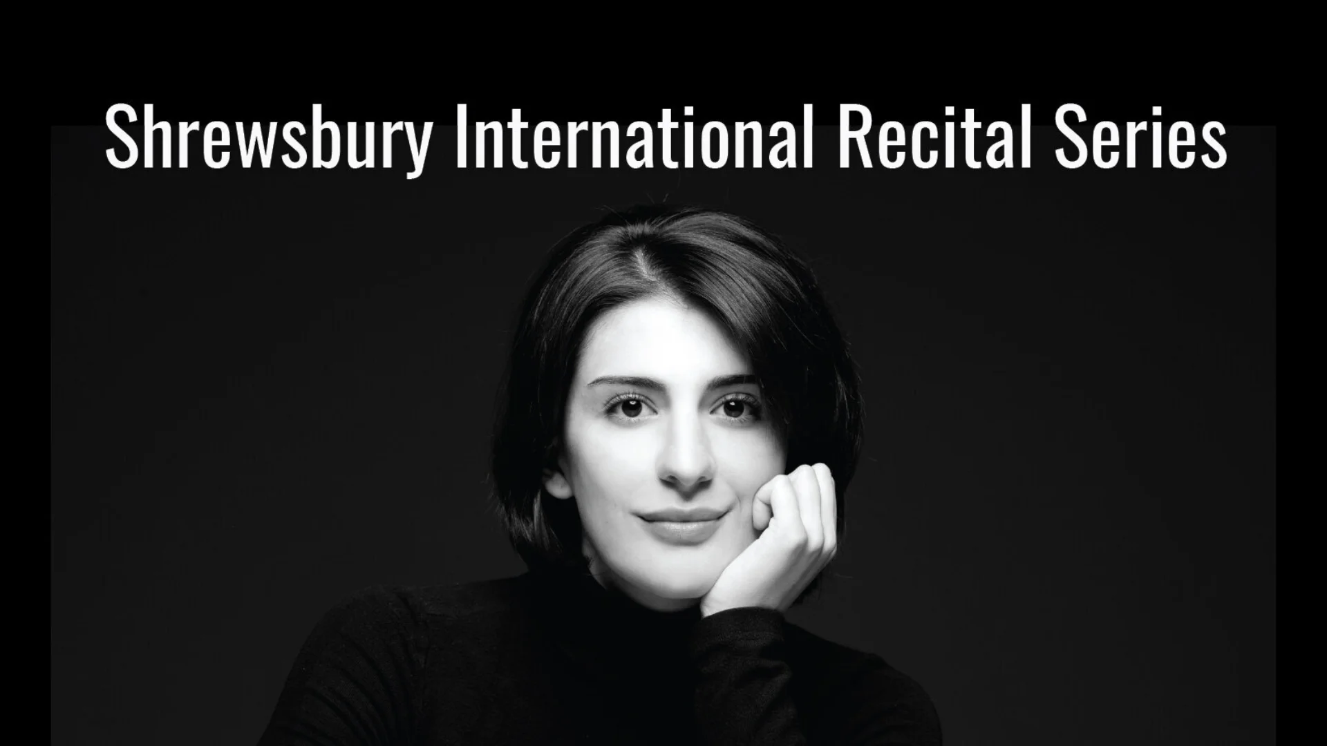 Poster detailing Shrewsbury International Recital Series