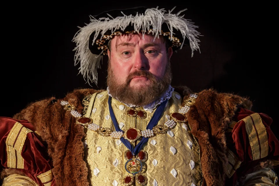 Actor portraying King Henry the eighth