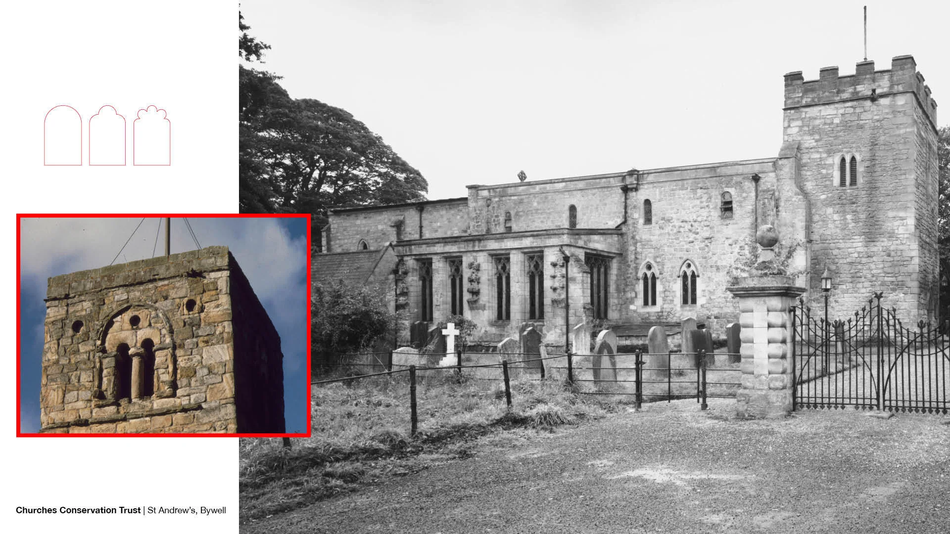 Historic image of St Andrew's, Bywell