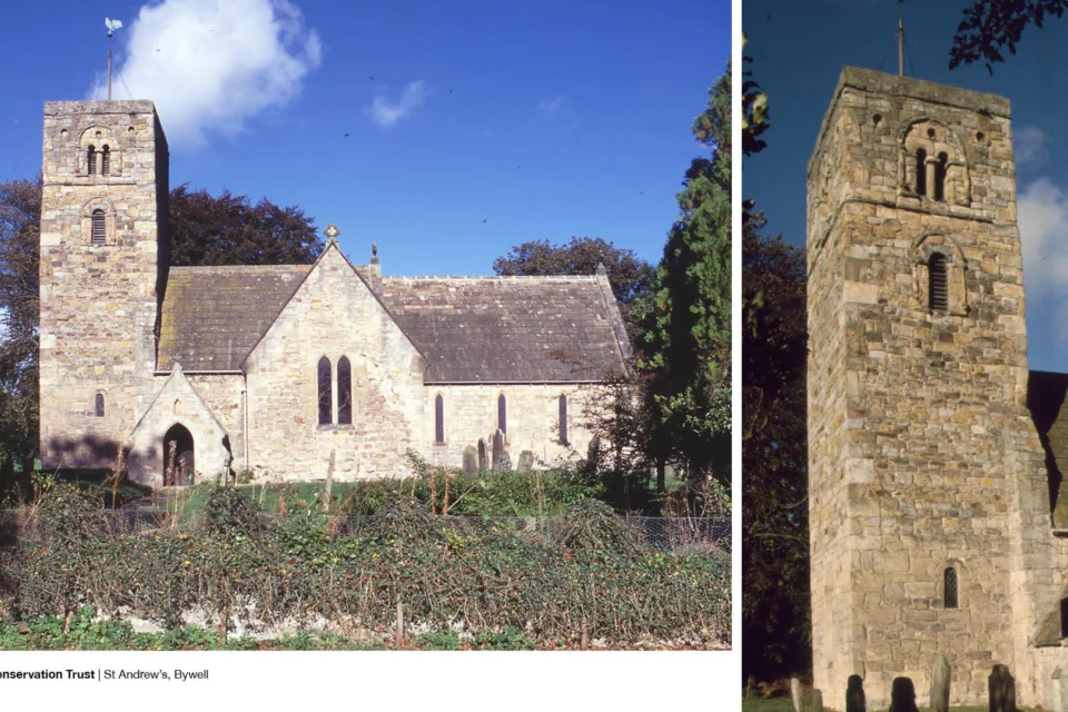 St Andrew's, Bywell with focus on tower